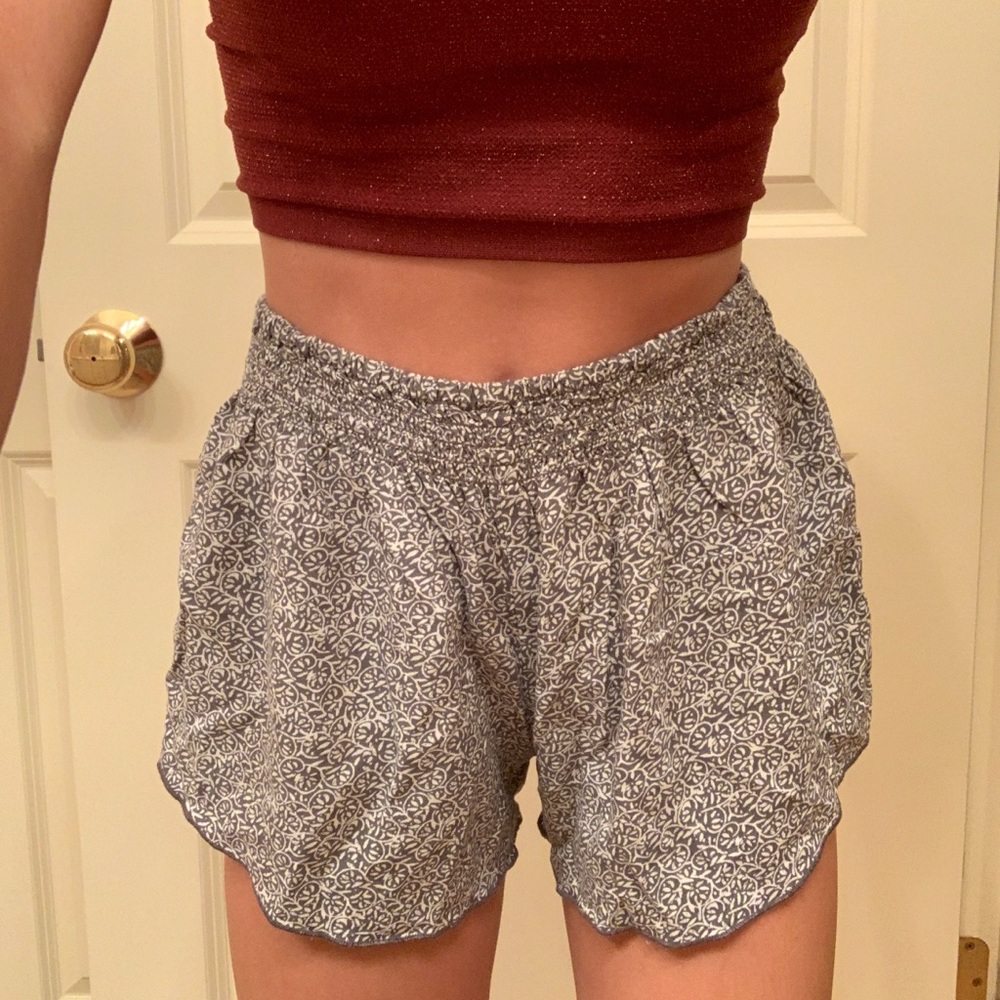 Printed Flowy Shorts